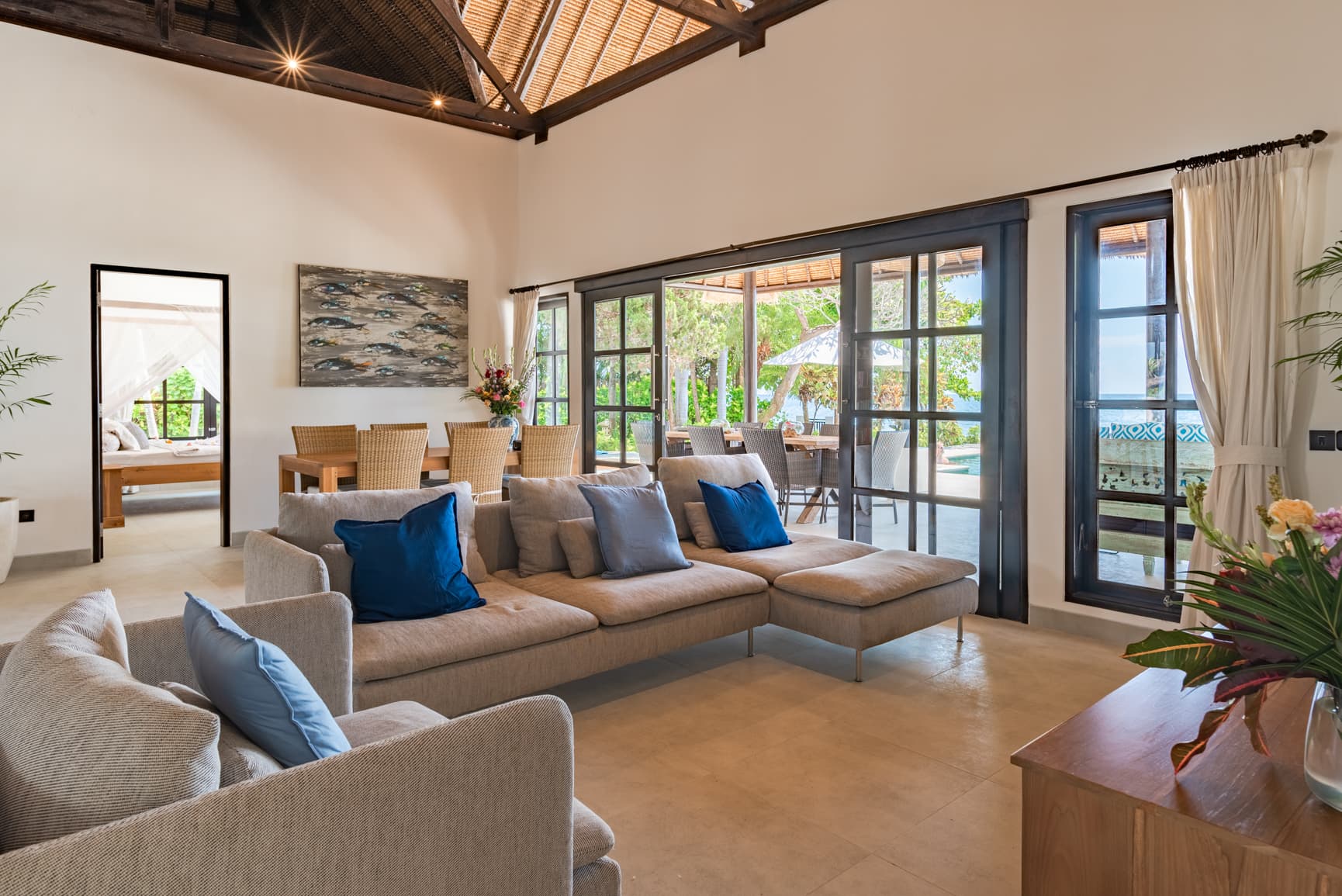 Villa Bersama — living space and kitchen (6)