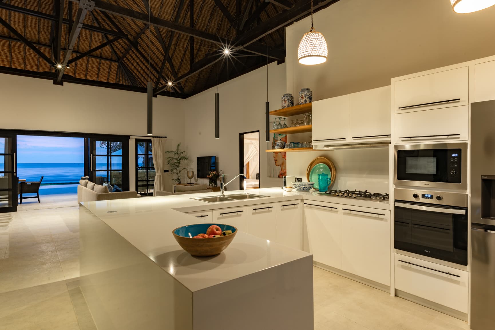 Villa Bersama — living space and kitchen (7)